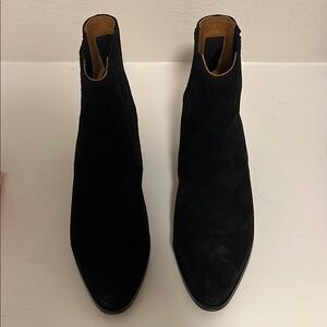 Rag and Bone Chic Black Suede Ankle Boots